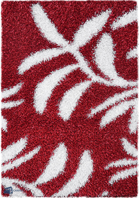Cosmo Shaggy 3426A/red cream | carpet.ua 