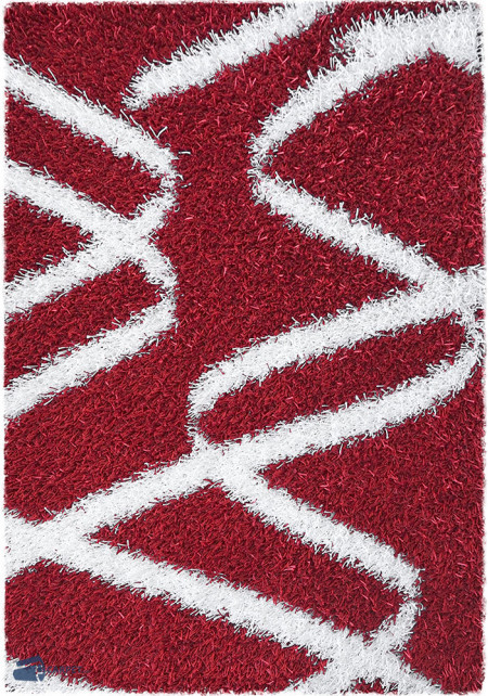 Cosmo Shaggy 3505A/red cream | carpet.ua 
